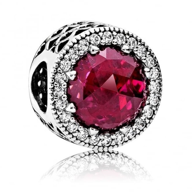 Cerise Radiant Hearts Charms UK Pandora