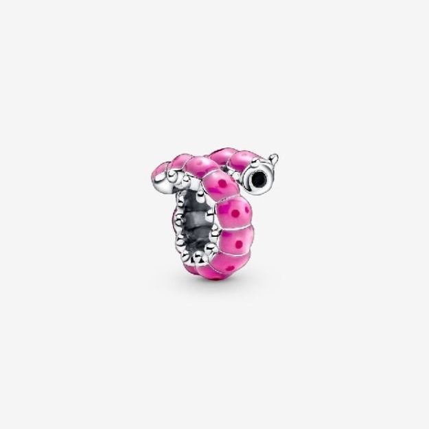 Cute Curled Caterpillar Charm UK Pandora