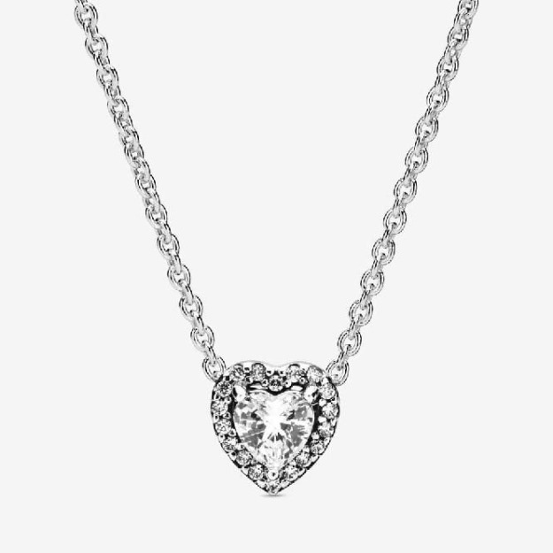 Elevated Heart Necklace UK Pandora