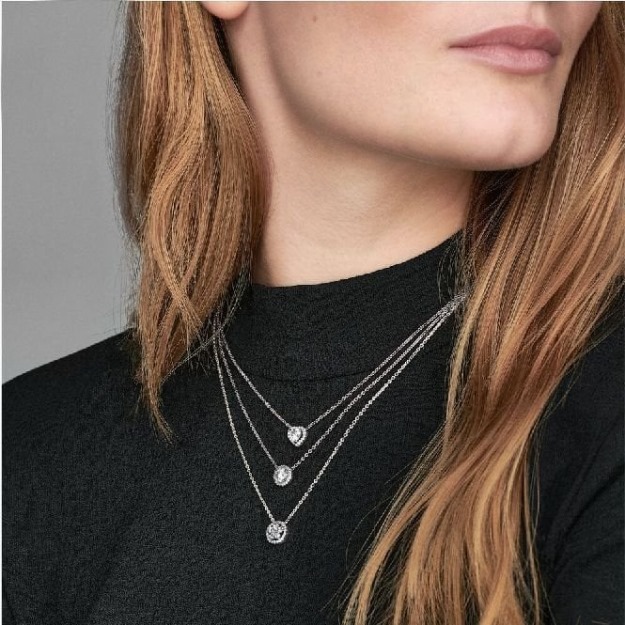 Elevated Heart Necklace UK Pandora