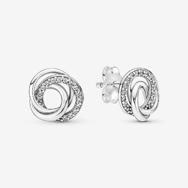 Family Always Encircled Stud Earrings UK Pandora