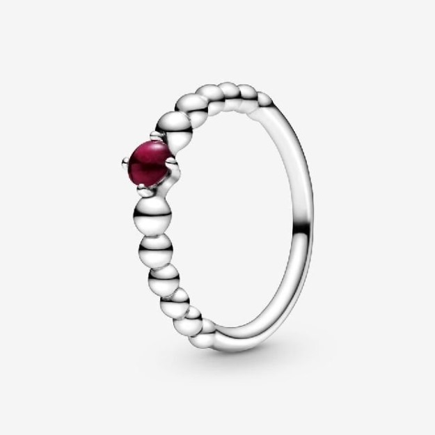 January Birthstone Beaded Ring Brand UK Pandora
