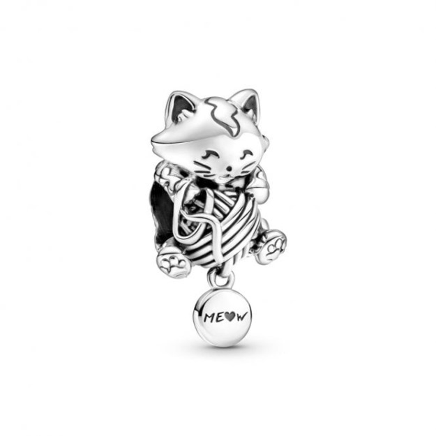 Kitten & Yarn Ball Charms UK Pandora
