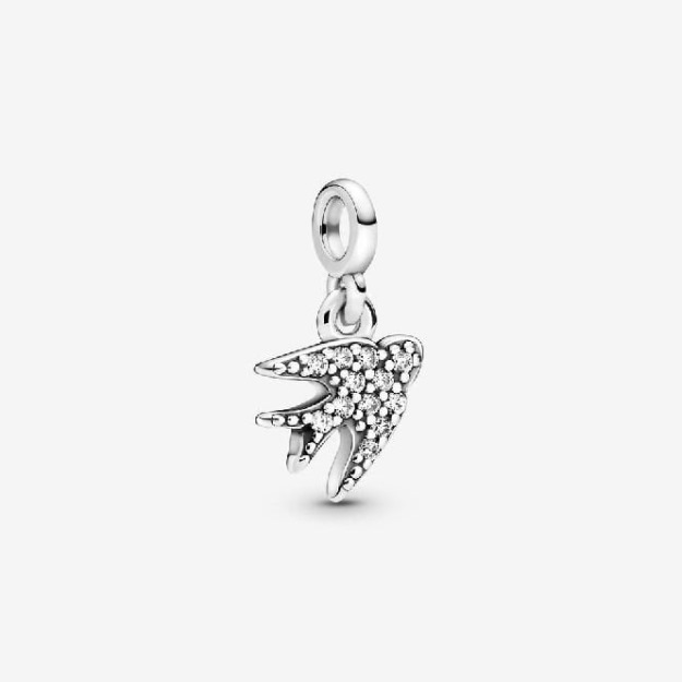 ME My Swallow Silver Dangle Charms UK Pandora