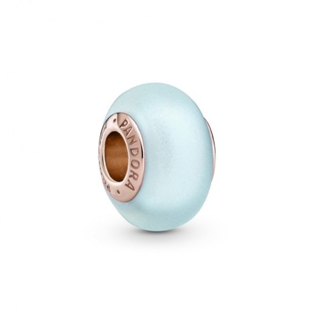 Matte Blue Murano Glass Charms UK Pandora