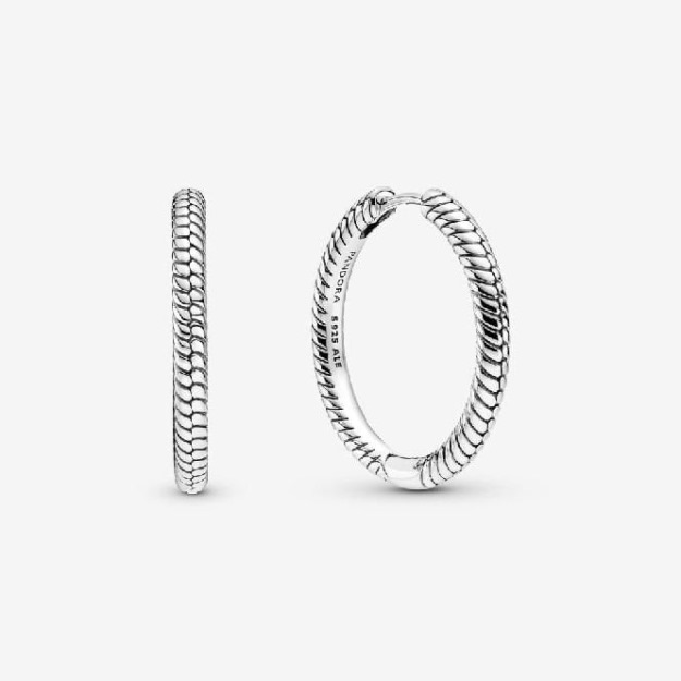 Moments Charm Hoop Earrings UK Pandora