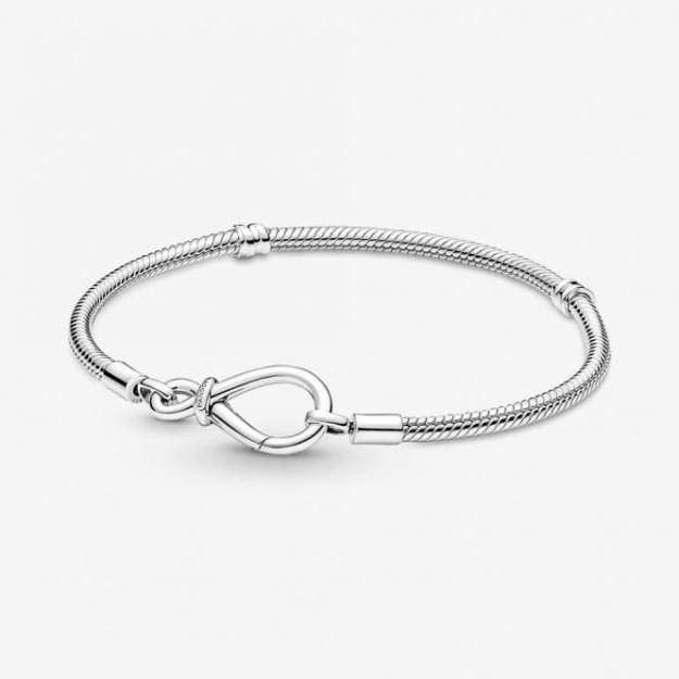Moments Infinity Knot Snake Chain Bracelet Brand UK Pandora