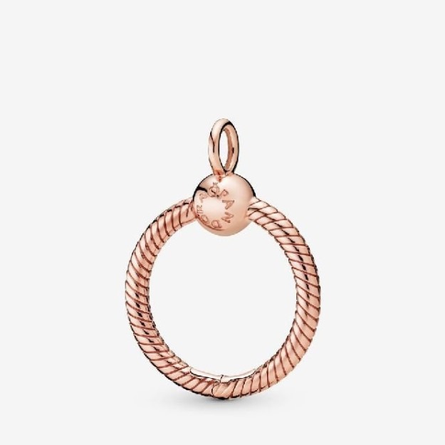 Moments Rose Small O Pendant UK Pandora