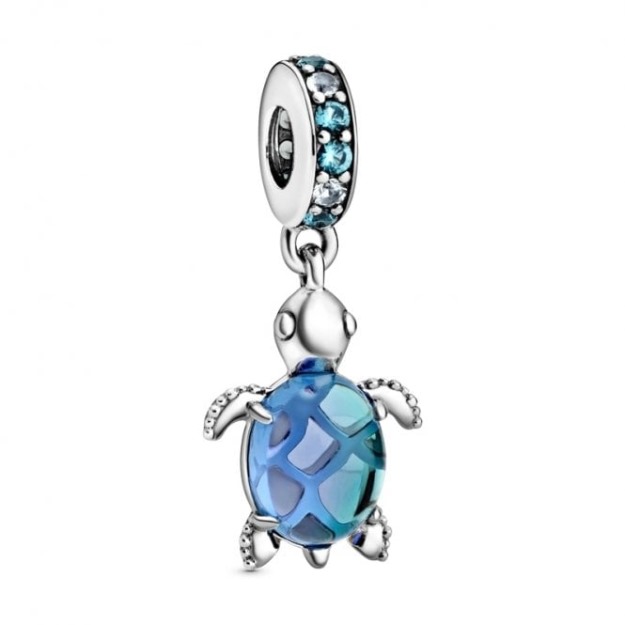 Murano Glass Sea Turtle Dangle Charms UK Pandora