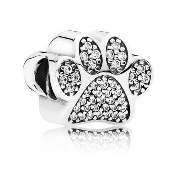 Pave Paw Charms UK Pandora