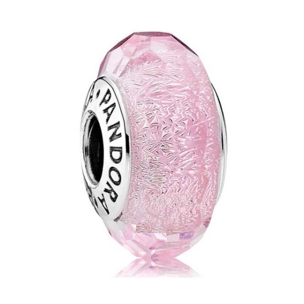 Pink Shimmer Glass Charms UK Pandora