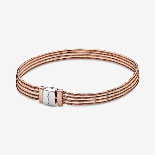 Reflexions Multi UK Pandora Brand Snake Chain Bracelet