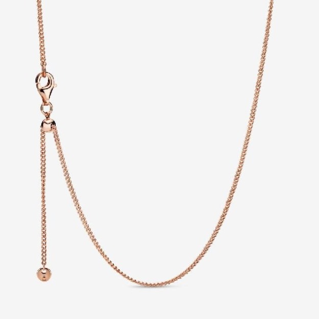 Rose Curb Chain Necklace UK Pandora