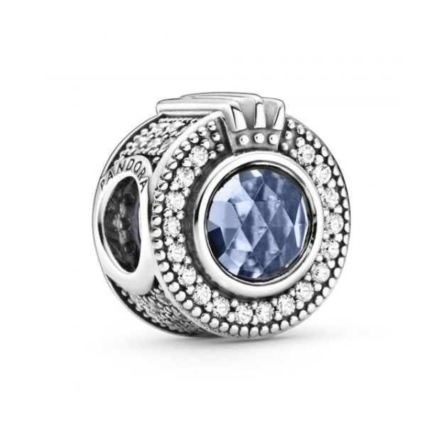 Signature Sparkling Blue Crown O Charms UK Pandora