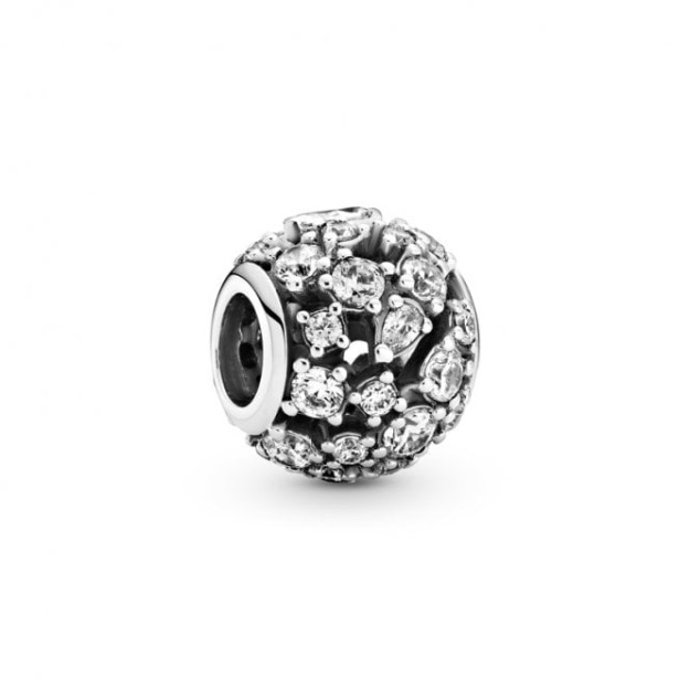 Sparkling Round Openwork Charms UK Pandora