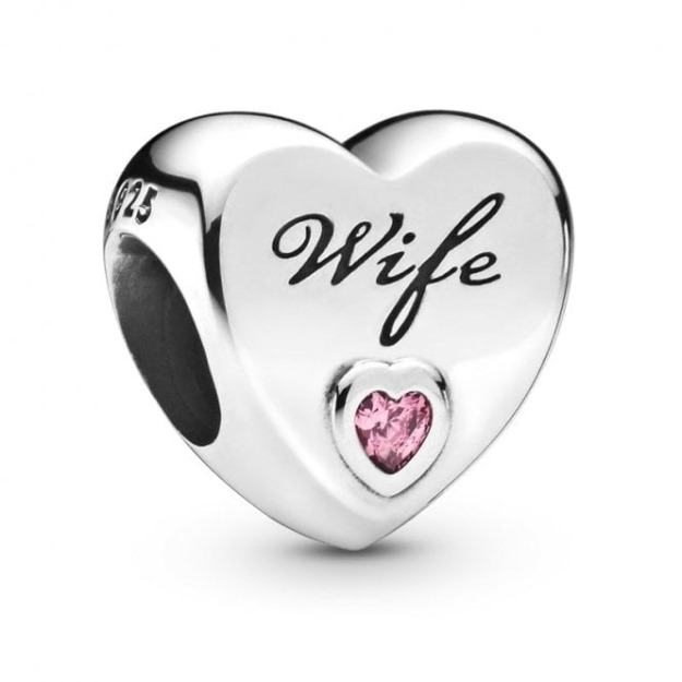 Wife Love Heart Charms UK Pandora